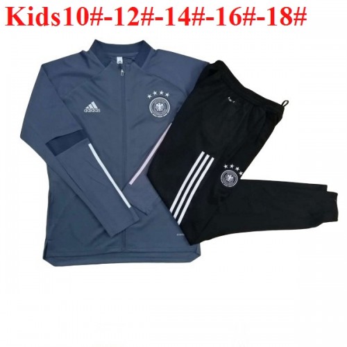 Tyskland 2020-2021 Børn Træningsjakke Dragt M002 Tyskland 2020-2021 Børn Træningsjakke Dragt M002